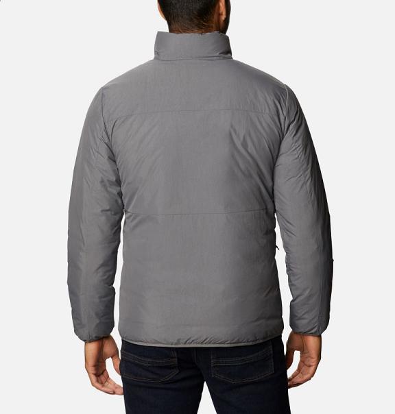 Columbia Grand Wall Insulated Jacket Grey For Men's NZ82605 New Zealand